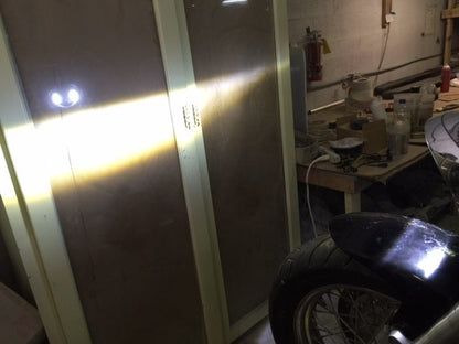 Honda VTX 1300 / 1800 C / R / S - 5 3/4" DAYMAKER Halo Chrome HID LED Light Bulb Headlight Motorcycle 5.75" Mount