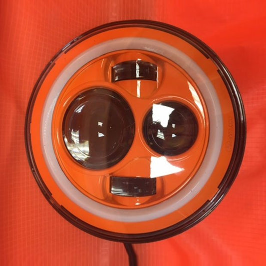 7" DAYMAKER Replacement ORANGE With Orange Halo Projector HID LED Light Bulb Headlight Motorcycle Harley (Copy)