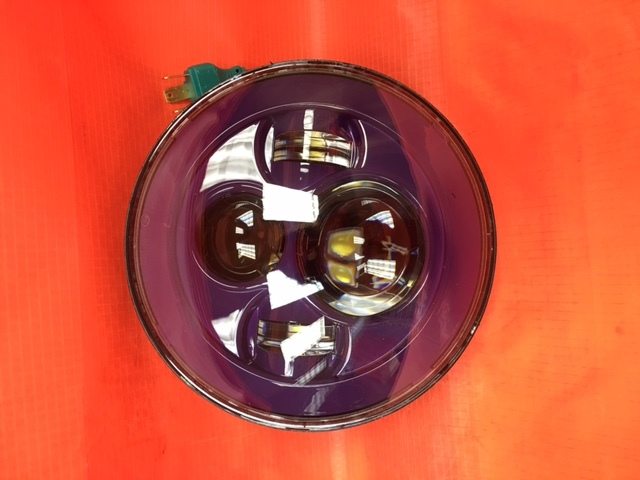 7" DAYMAKER Replacement PURPLE Projector HID LED Light Bulb Headlight Motorcycle Harley