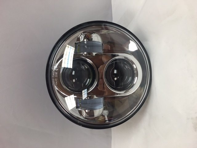 5 3/4" DAYMAKER Replacement Chrome Projector HID LED Light Bulb Headlight Motorcycle Harley 5.75"