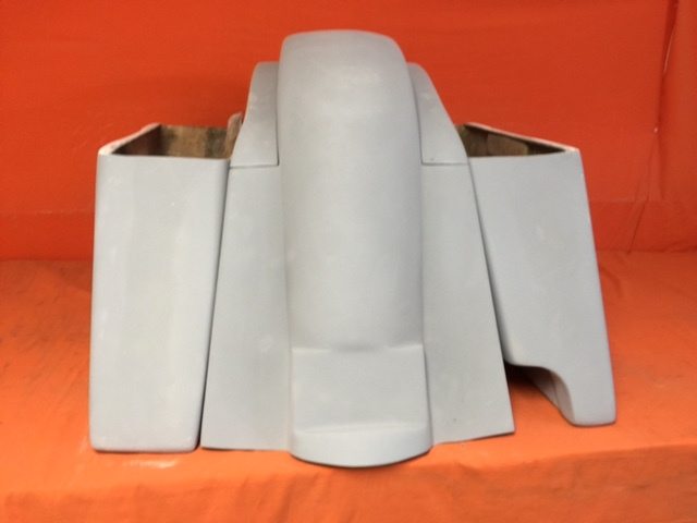 Honda VTX 1300 / 1800 4" Extended Stretched Saddlebags   Rear Fender Right Side Cut Out