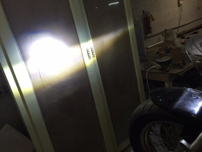 Honda VTX 1300 / 1800 C / R / S - 5 3/4" DAYMAKER Chrome HID LED Light Bulb Headlight Motorcycle 5.75" Mount