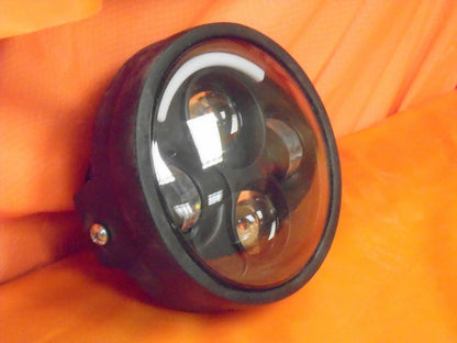 5 3/4" DAYMAKER Yamaha Star Roadliner Stratoliner XV1900A BLACK Projector HID LED Light Bulb Headlight Motorcycle