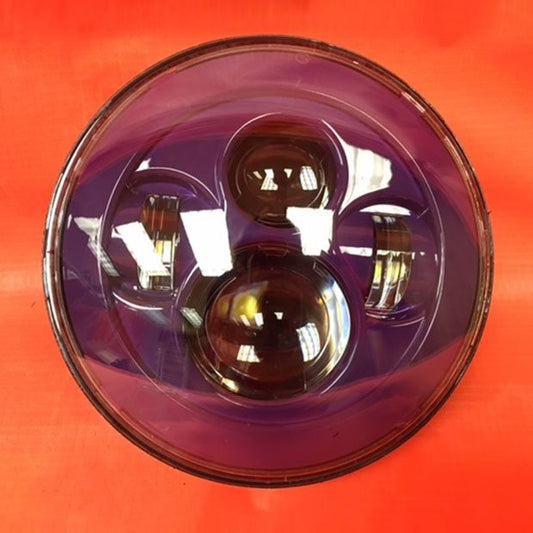 7" DAYMAKER Replacement PURPLE Projector HID LED Light Bulb Headlight Motorcycle Harley