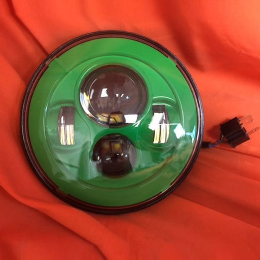 7" DAYMAKER Replacement GREEN Projector HID LED Light Bulb Headlight Motorcycle Harley