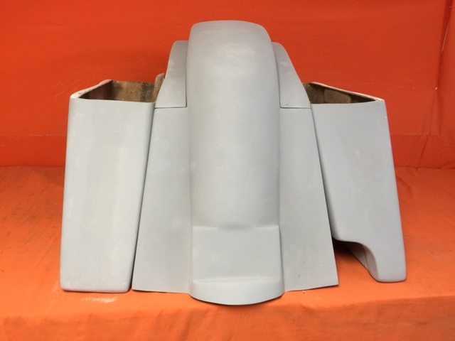 Honda VTX 1300 / 1800 4" Extended Stretched Saddlebags   Rear Fender Right Side Cut Out