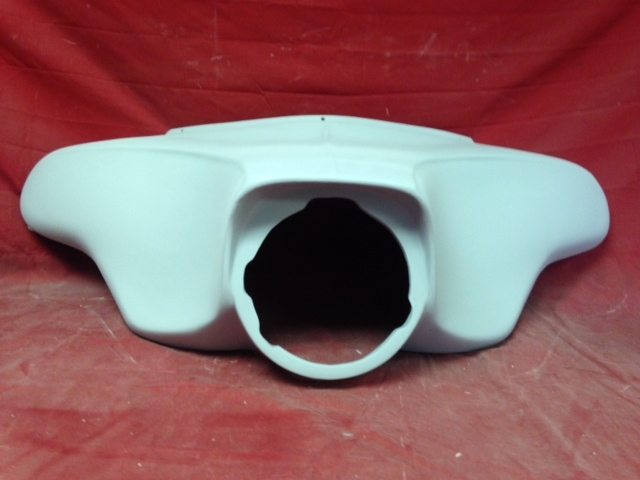 Harley Davidson Raked &amp; Stretched Headlight Stereo Fairing Road King Street Electra Ultra Glide Touring