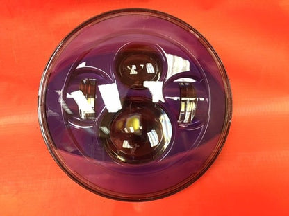 7" DAYMAKER Replacement PURPLE Projector HID LED Light Bulb Headlight Motorcycle Harley