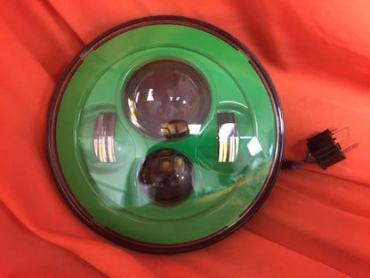 7" DAYMAKER Replacement GREEN Projector HID LED Light Bulb Headlight Motorcycle Harley