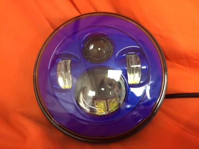 7" DAYMAKER Replacement BLUE Projector HID LED Light Bulb Headlight Motorcycle Harley
