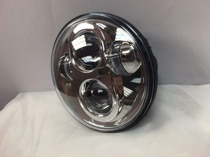 5 3/4" DAYMAKER Replacement Chrome Projector HID LED Light Bulb Headlight Motorcycle Harley 5.75"