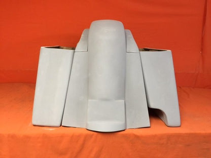 Honda VTX 1300 / 1800 6" Extended Stretched Saddlebags   Rear Fender Right Cut Out
