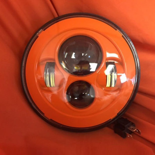 7" DAYMAKER Replacement ORANGE Projector HID LED Light Bulb Headlight Motorcycle Harley