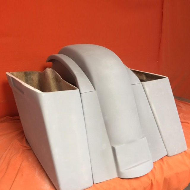 Honda VTX 1300 / 1800 4" Extended Stretched Saddlebags   Rear Fender No Cut Outs