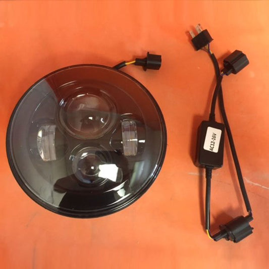 7" DAYMAKER Replacement Black Projector HID LED Light Bulb Headlight Motorcycle Harley