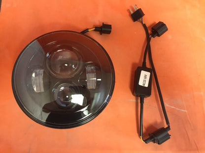 7" DAYMAKER Replacement Black Projector HID LED Light Bulb Headlight Motorcycle Yamaha Roadstar 1600 / 1700