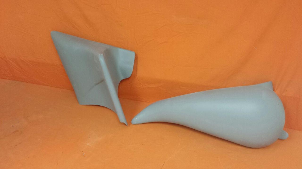 Harley Davidson Stretched Custom Side Covers Tank Shrouds Touring 96 - 08 FLHT, FLHR, FLTR, FLHX