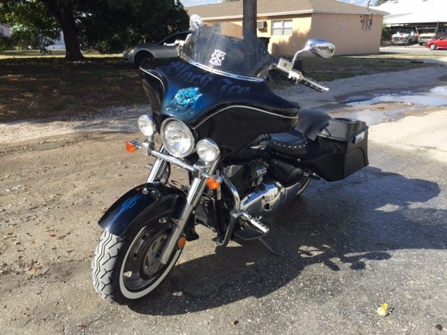 Suzuki C50 / C90 Boulevard 6" Out &amp; Down Saddlebags Complete Bagger kit