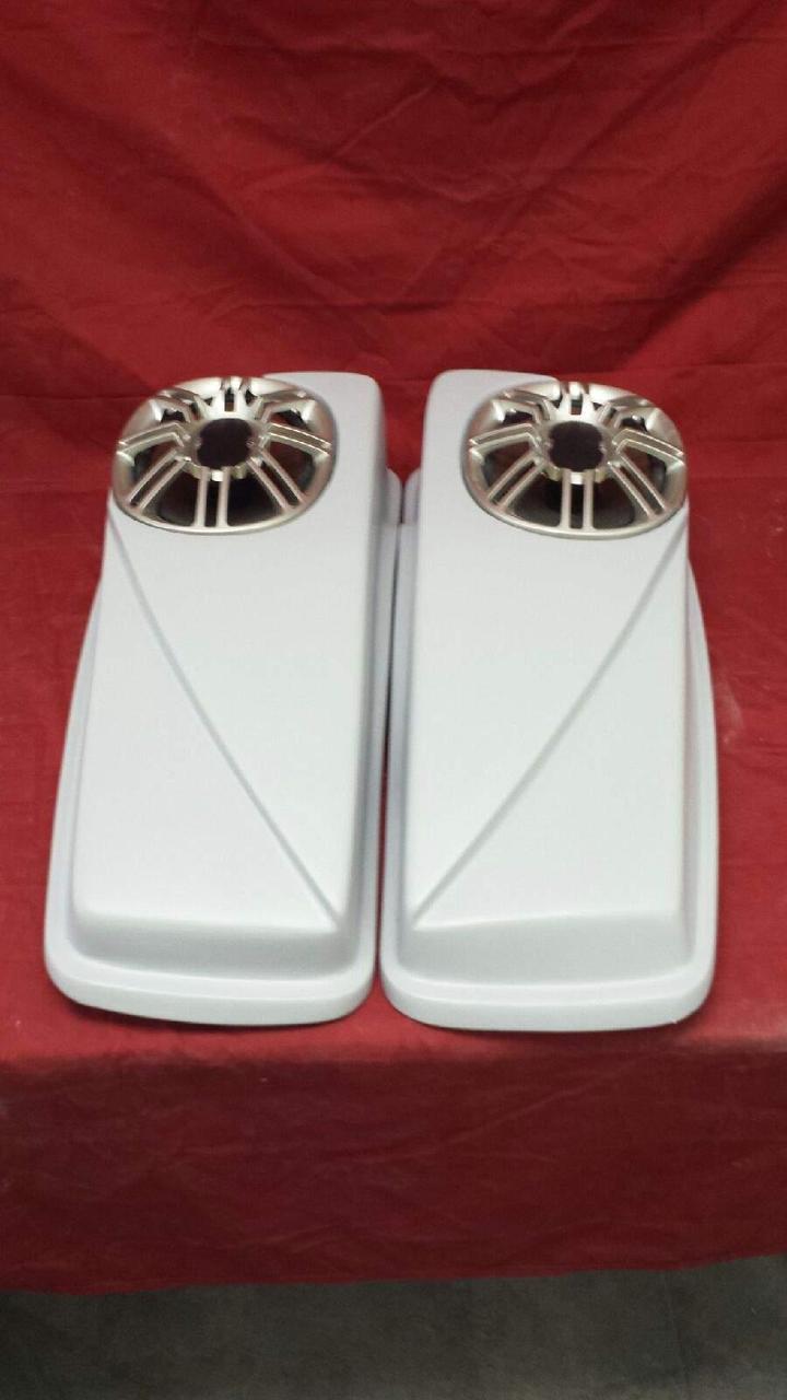 Harley 2014 - 2018  Model 6 x 9 Speaker Lids With POLK DB691 - Harley Touring Stretched / Exten?ded Saddlebags