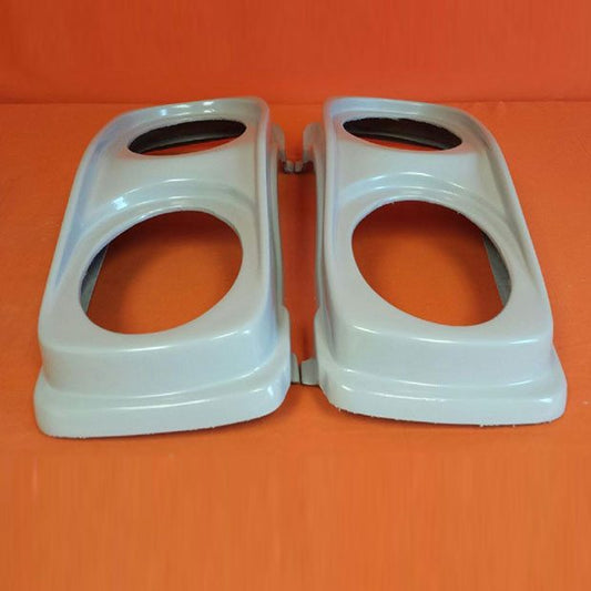 Harley Saddlebag Speaker Lids Dual 6 x 9 Fits Harley Touring Stretched / Extended