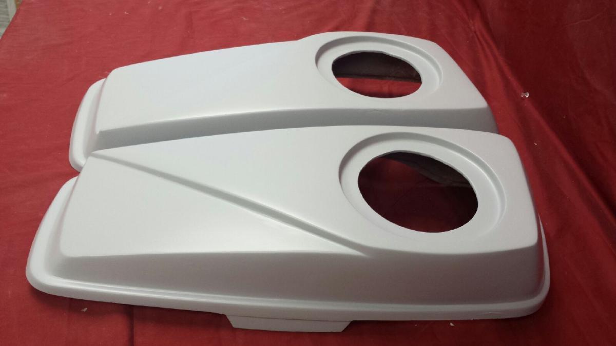 Harley 2014 - 2018  Model Saddlebag Speaker Lids Harley Touring Stretched / Extended 6.5"