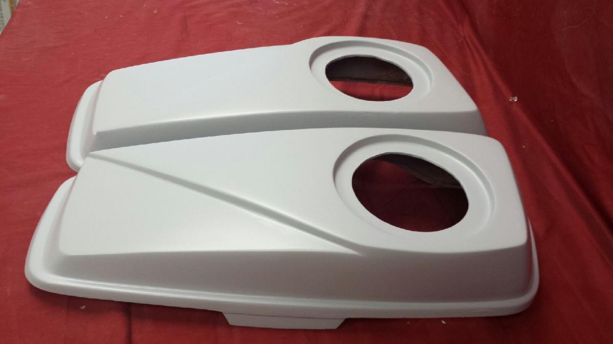 Harley 2014 - 2018  Model Saddlebag Speaker Lids Harley Touring Stretched / Extended 6.5"