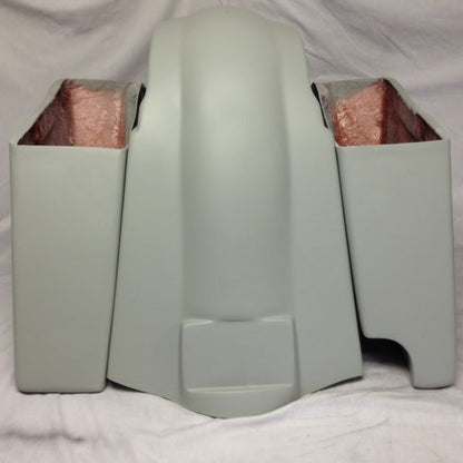 Harley Davidson 6" Softail Heritage Extended Stretched Saddlebags No Lids Fender Right Cut Out