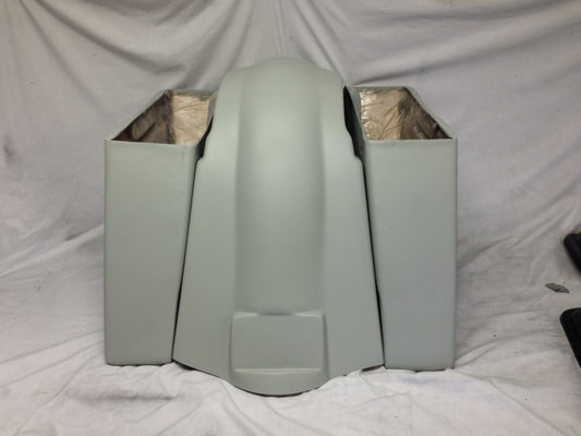 Harley Davidson 6" Heritage Softail Extended Saddlebags No Cutouts