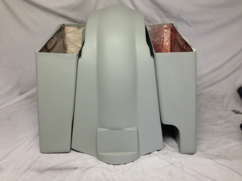 Harley Davidson 6" Extended Stretched Saddlebags Right Side With Cut Out - No lids
