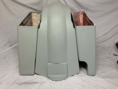 Harley Davidson 6" Extended Stretched Saddlebags Right Side With Cut Out - No lids
