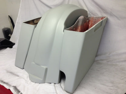 Harley Davidson 6" Extended Stretched Saddlebags Right Side With Cut Out - No lids