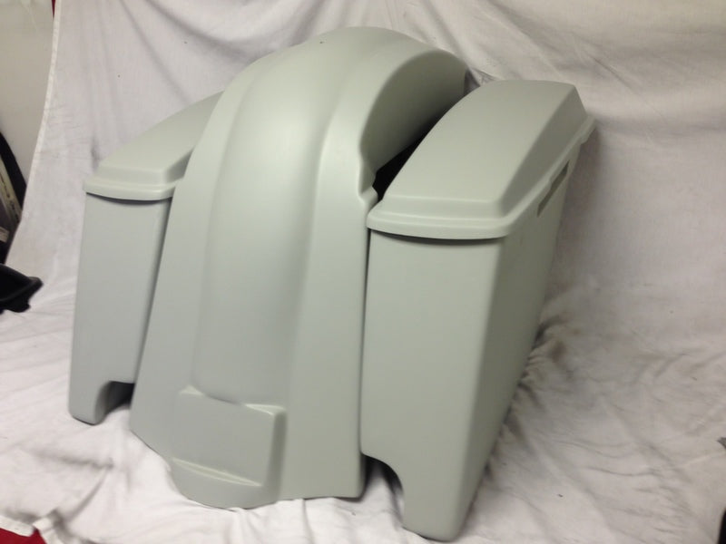 Harley Davidson 6" Extended Stretched Saddlebags with Lids 89-13
