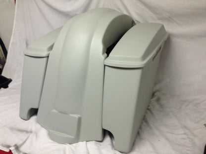 Harley Davidson 6" Extended Stretched Saddlebags with Lids 89-13
