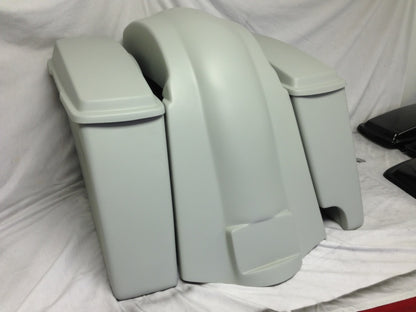 Harley Davidson 6" Touring Extended Stretched Saddlebags Lids Right Cut Out