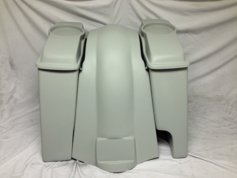 Harley Davidson Heritage Softail 4" Extended Saddlebags 6 x 9 Speaker Lids Fender Right Cutout