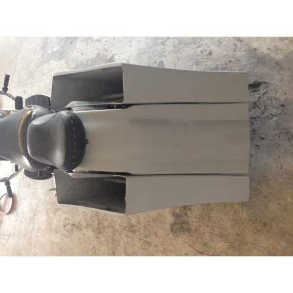Harley Davidson Bagger 8" Stretched SaddleBags   Fender No Cut Outs   Recess Plate