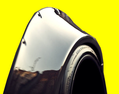 4" New School Fender Flares Universal Fiberglass 4Pcs